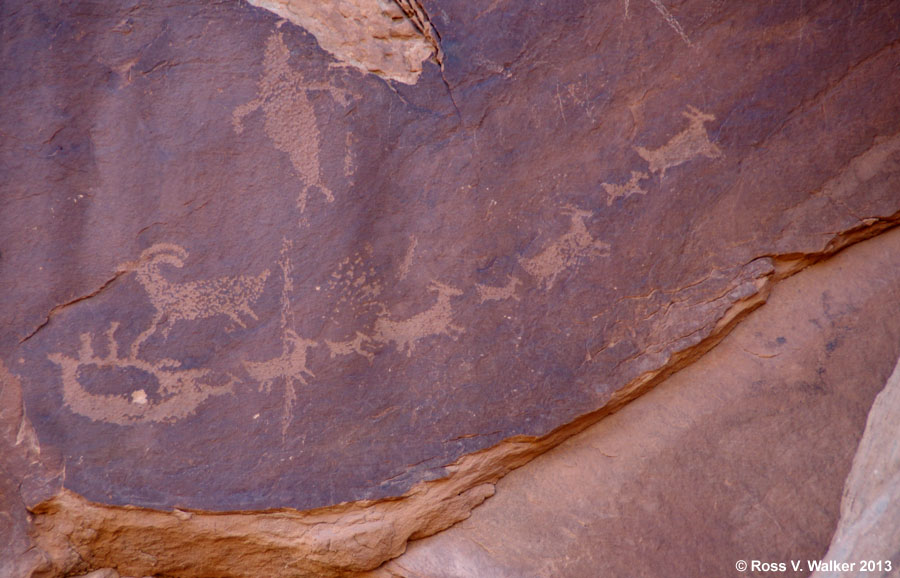 Golf Course Petroglyphs, Moab, Utah