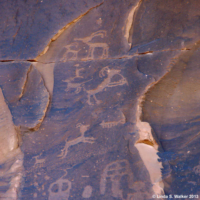 Petroglyphs at Sand Island campground, Utah