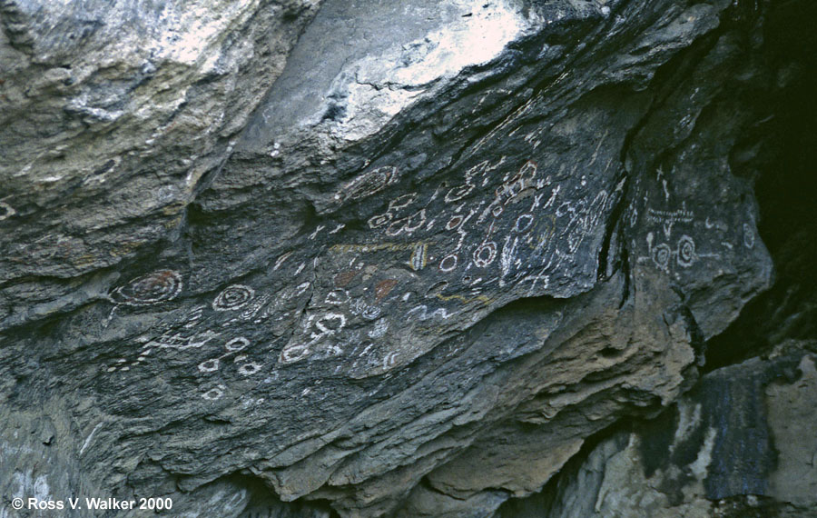 Pictographs, Toquima Cave, Nevada