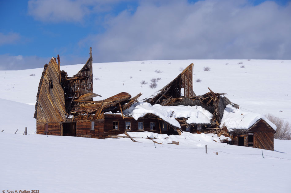 The Beck barn in Lanark, Idaho