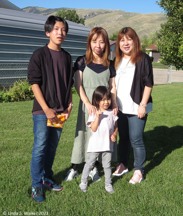 Guests from Japan, Montpelier, Idaho