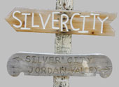 Silver City, Idaho sign